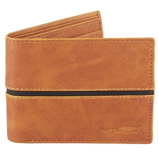 Men's Genuine Leather Wallet - Tan